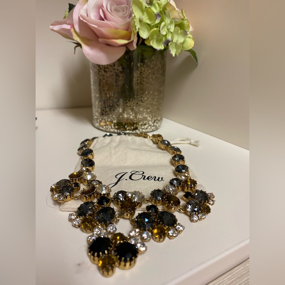 Jew crew statement necklace.